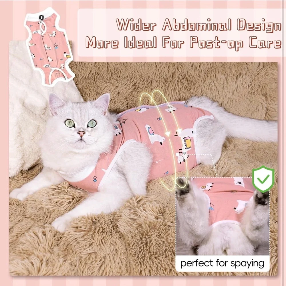Adorable Cat Onesie - White and Pink